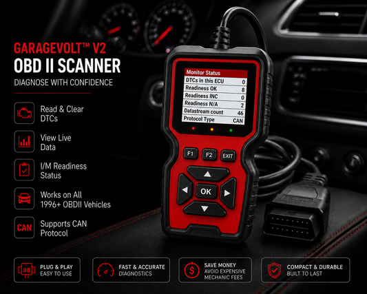 GarageVolt™ V2 OBD II Scanner
